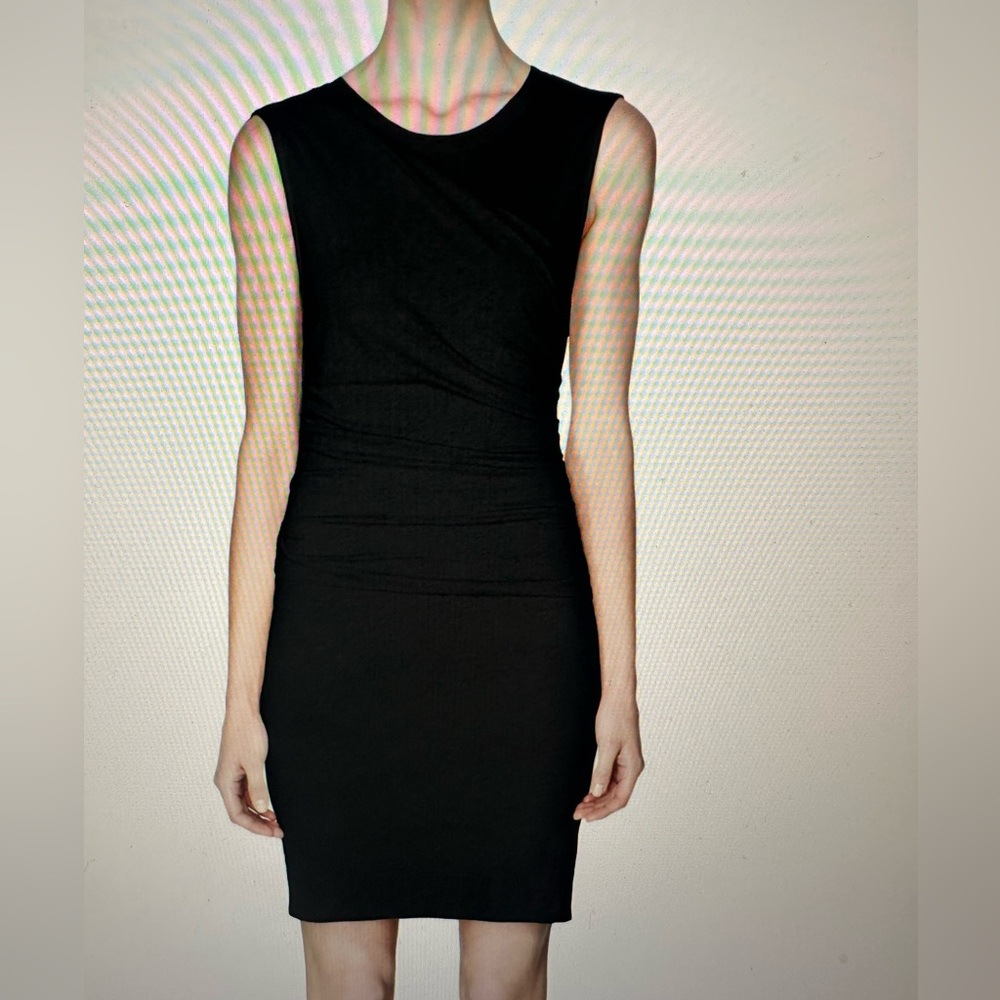 Theory Tucky Ruched Dress
